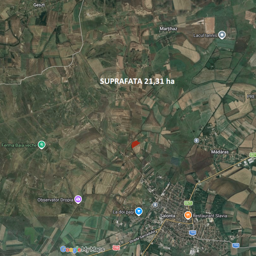 🌾 Teren agricol de vânzare – 78,37 ha – Bihor (Salonta, Oradea) 🚜